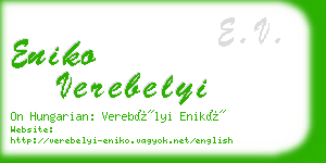 eniko verebelyi business card